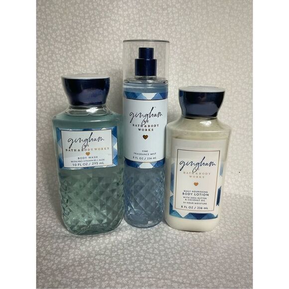 Bath and Body Works GINGHAM 3 Piece Set - Picture 5 of 5